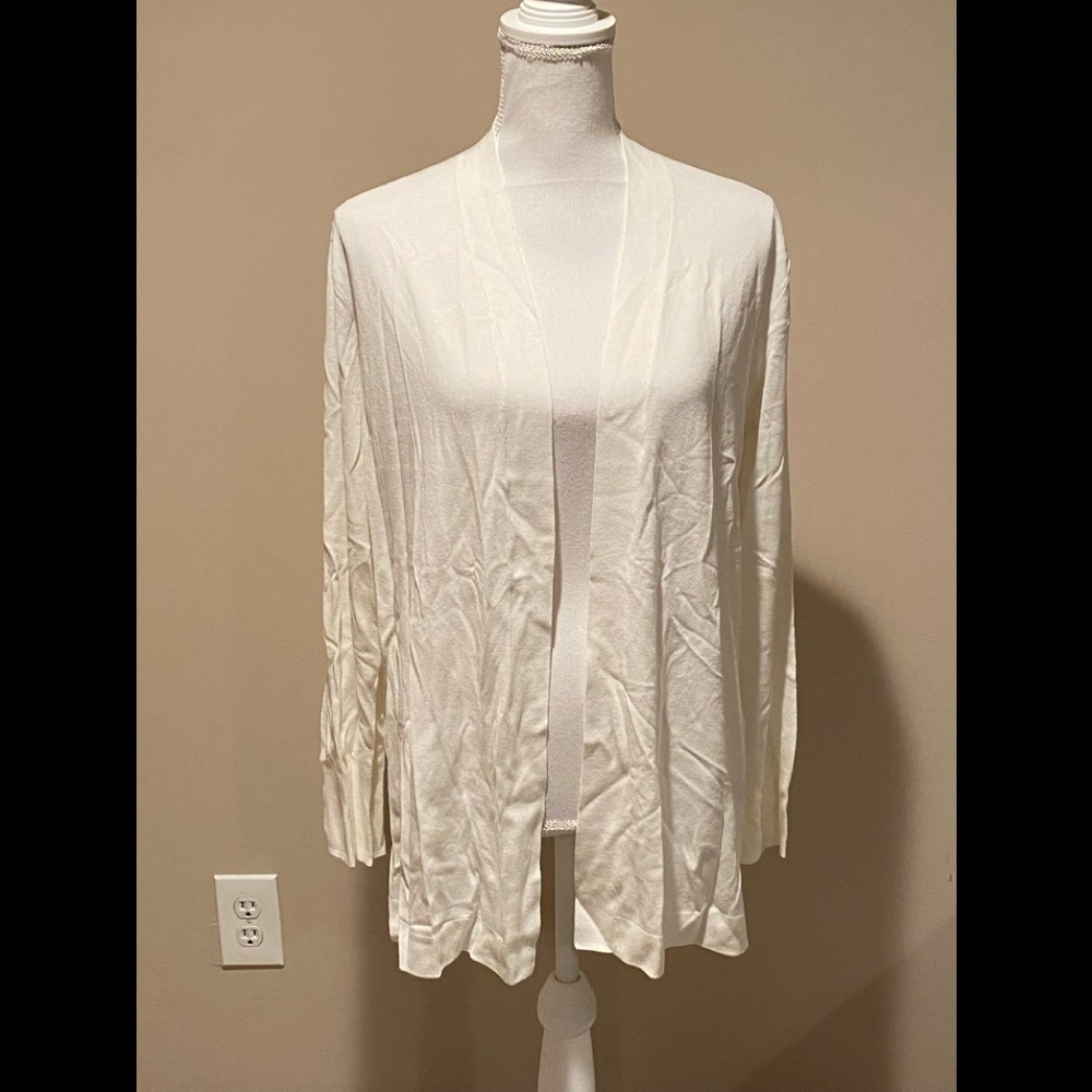 Lark & Ro Premium L/S Open Front Cardigan